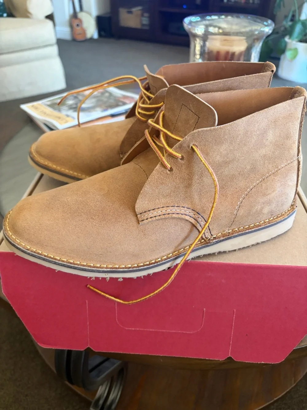 Red Wing 3321 Weekender Chukka Hawthorne Muleskinner 10D new in box - Picture 7 of 11